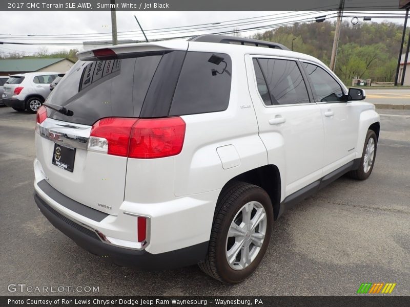 Summit White / Jet Black 2017 GMC Terrain SLE AWD