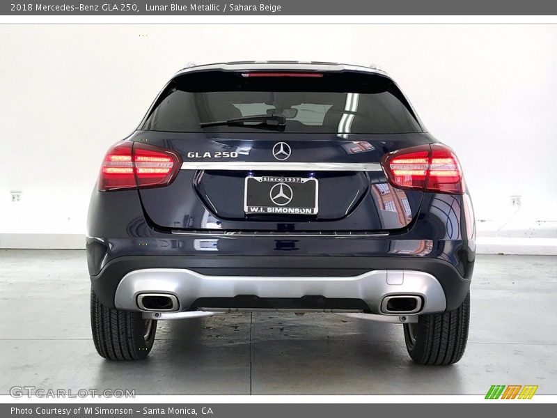Lunar Blue Metallic / Sahara Beige 2018 Mercedes-Benz GLA 250
