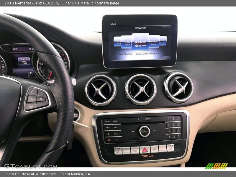 Lunar Blue Metallic / Sahara Beige 2018 Mercedes-Benz GLA 250