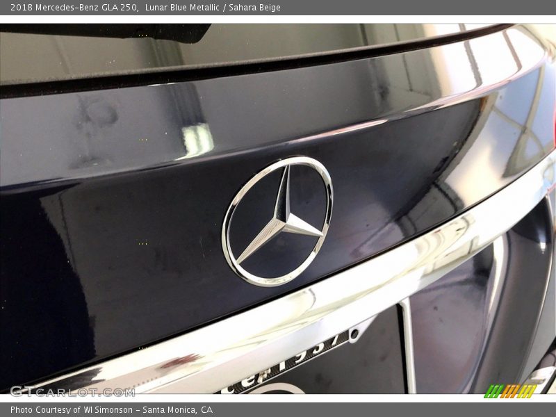 Lunar Blue Metallic / Sahara Beige 2018 Mercedes-Benz GLA 250