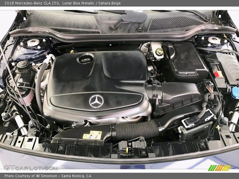 Lunar Blue Metallic / Sahara Beige 2018 Mercedes-Benz GLA 250