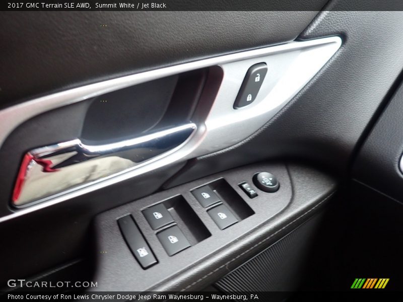 Summit White / Jet Black 2017 GMC Terrain SLE AWD