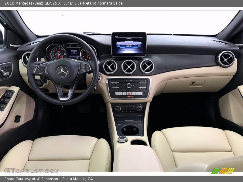 Lunar Blue Metallic / Sahara Beige 2018 Mercedes-Benz GLA 250