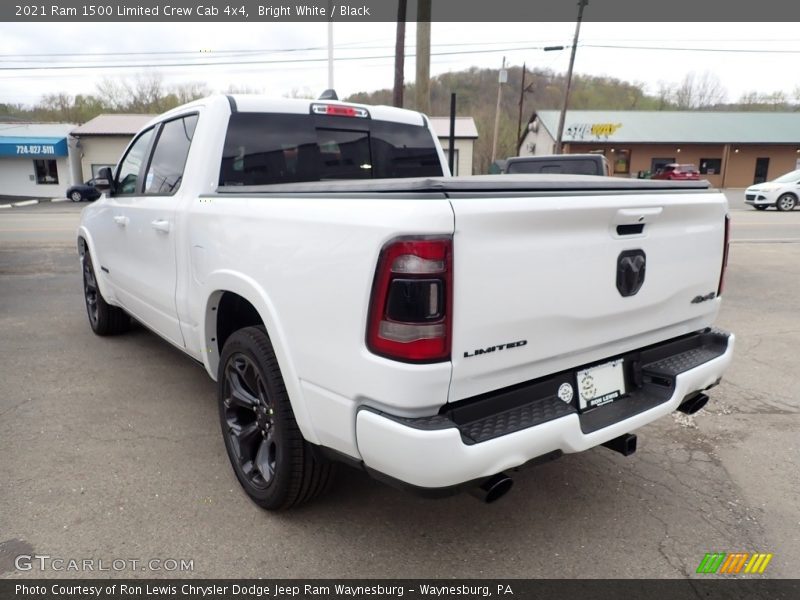 Bright White / Black 2021 Ram 1500 Limited Crew Cab 4x4