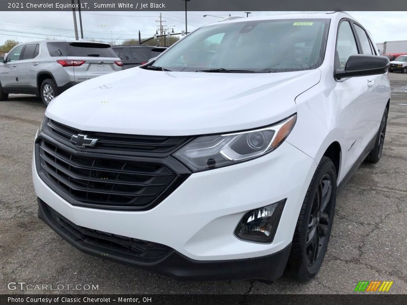 Summit White / Jet Black 2021 Chevrolet Equinox LT