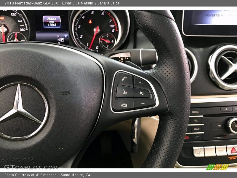 Lunar Blue Metallic / Sahara Beige 2018 Mercedes-Benz GLA 250
