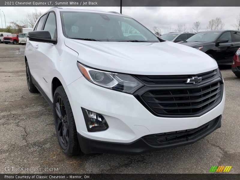 Summit White / Jet Black 2021 Chevrolet Equinox LT