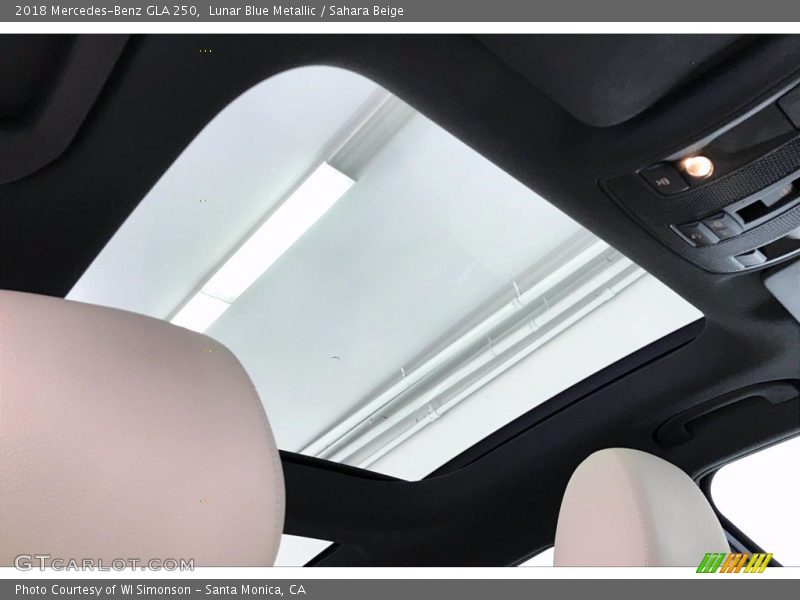 Lunar Blue Metallic / Sahara Beige 2018 Mercedes-Benz GLA 250