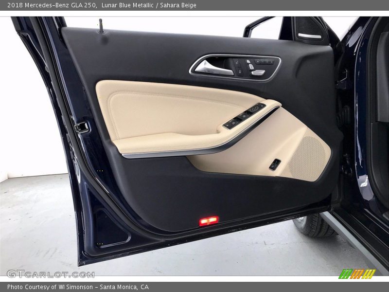 Lunar Blue Metallic / Sahara Beige 2018 Mercedes-Benz GLA 250