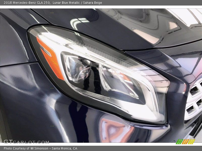 Lunar Blue Metallic / Sahara Beige 2018 Mercedes-Benz GLA 250