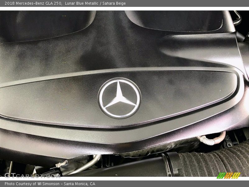 Lunar Blue Metallic / Sahara Beige 2018 Mercedes-Benz GLA 250