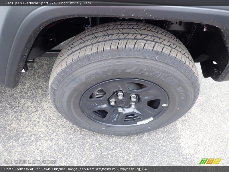 Bright White / Black 2021 Jeep Gladiator Sport 4x4