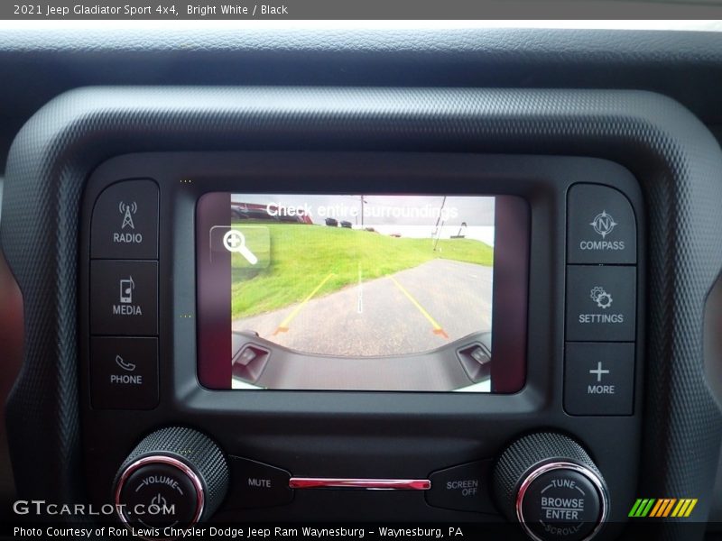 Bright White / Black 2021 Jeep Gladiator Sport 4x4