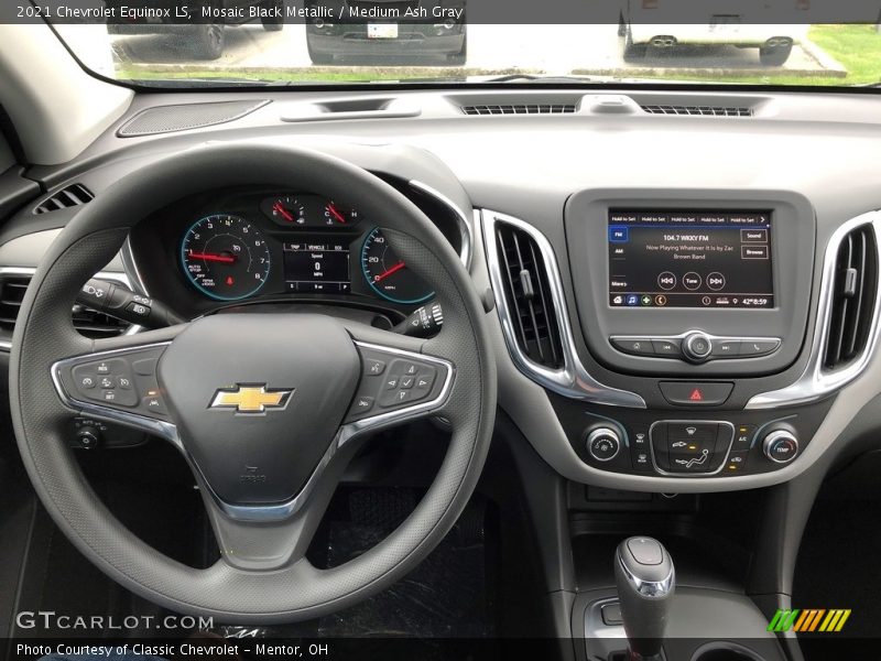 Mosaic Black Metallic / Medium Ash Gray 2021 Chevrolet Equinox LS