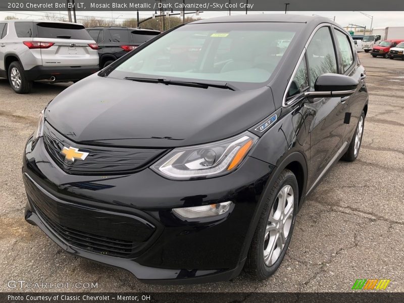 Mosaic Black Metallic / Dark Galvanized/­Sky Cool Gray 2020 Chevrolet Bolt EV LT