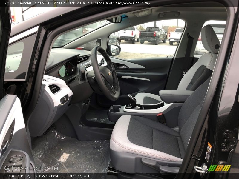 Mosaic Black Metallic / Dark Galvanized/­Sky Cool Gray 2020 Chevrolet Bolt EV LT