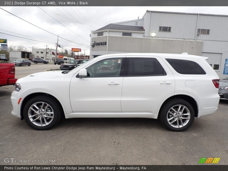 Vice White / Black 2021 Dodge Durango GT AWD