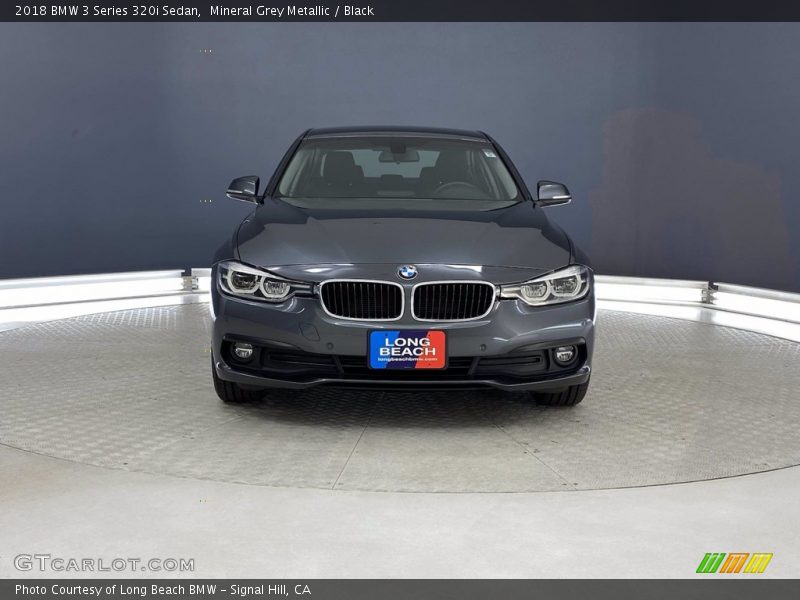 Mineral Grey Metallic / Black 2018 BMW 3 Series 320i Sedan