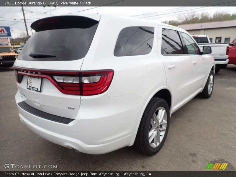 Vice White / Black 2021 Dodge Durango GT AWD
