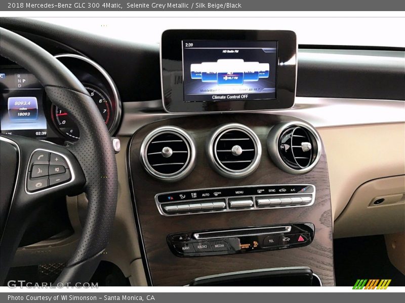 Selenite Grey Metallic / Silk Beige/Black 2018 Mercedes-Benz GLC 300 4Matic