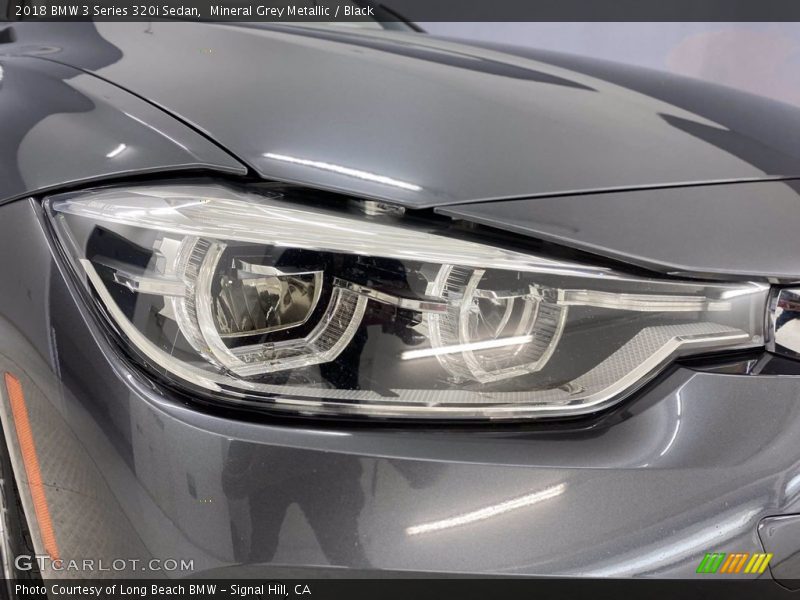 Mineral Grey Metallic / Black 2018 BMW 3 Series 320i Sedan