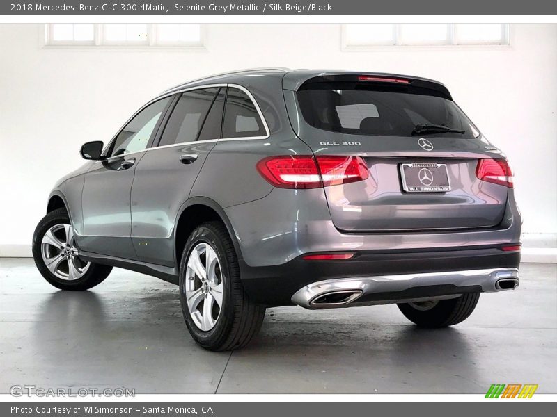 Selenite Grey Metallic / Silk Beige/Black 2018 Mercedes-Benz GLC 300 4Matic