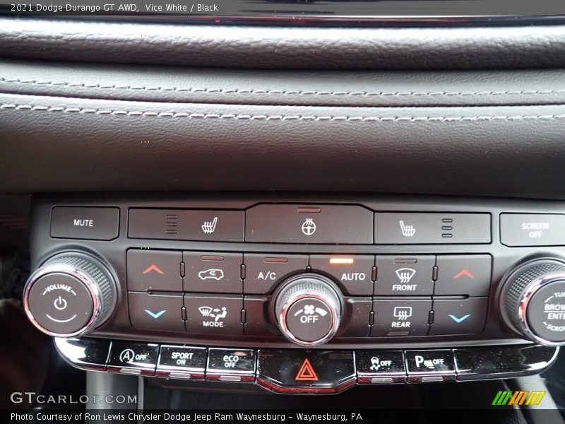 Vice White / Black 2021 Dodge Durango GT AWD