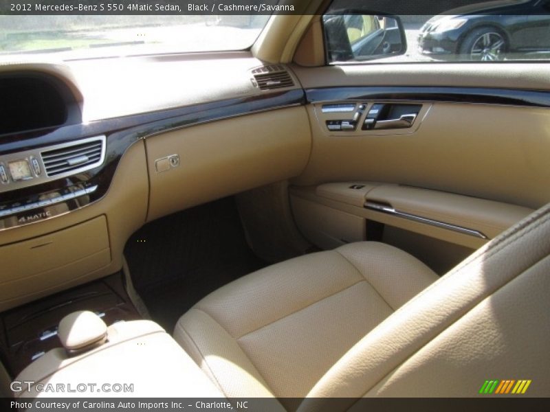 Black / Cashmere/Savanna 2012 Mercedes-Benz S 550 4Matic Sedan