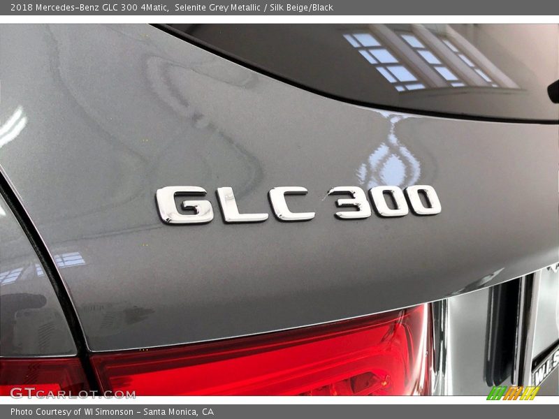 Selenite Grey Metallic / Silk Beige/Black 2018 Mercedes-Benz GLC 300 4Matic