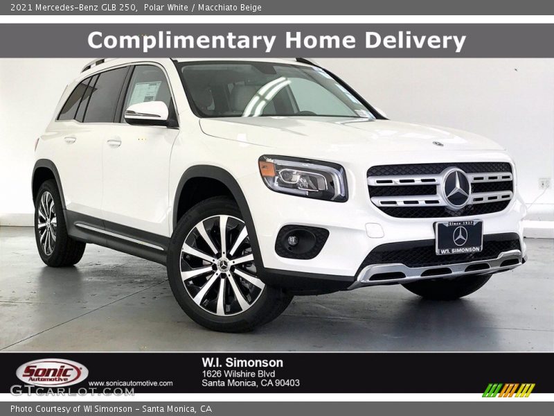 Polar White / Macchiato Beige 2021 Mercedes-Benz GLB 250