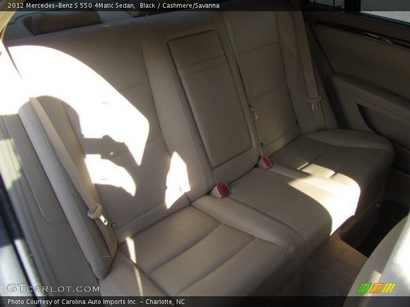 Black / Cashmere/Savanna 2012 Mercedes-Benz S 550 4Matic Sedan