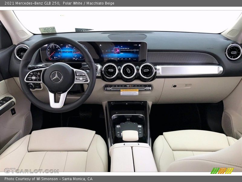 Polar White / Macchiato Beige 2021 Mercedes-Benz GLB 250