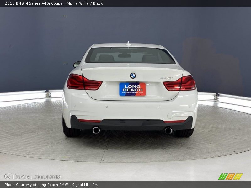 Alpine White / Black 2018 BMW 4 Series 440i Coupe