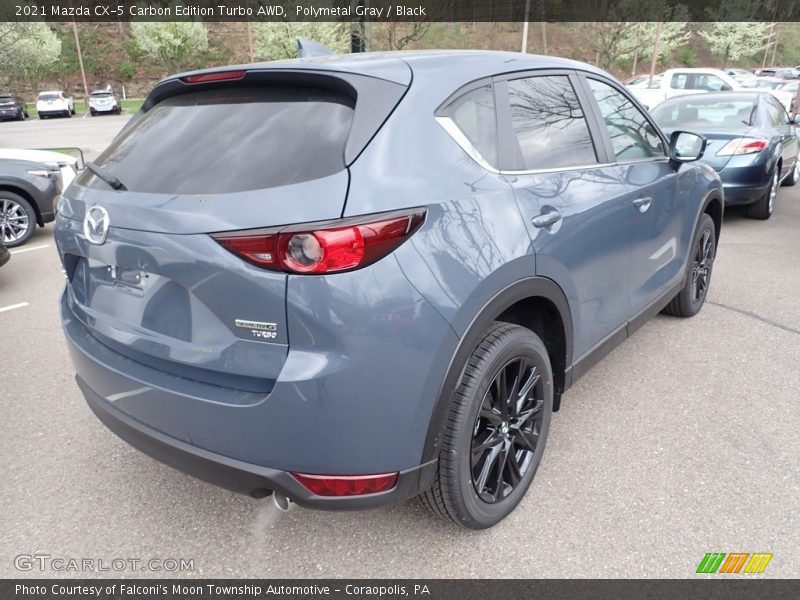 Polymetal Gray / Black 2021 Mazda CX-5 Carbon Edition Turbo AWD