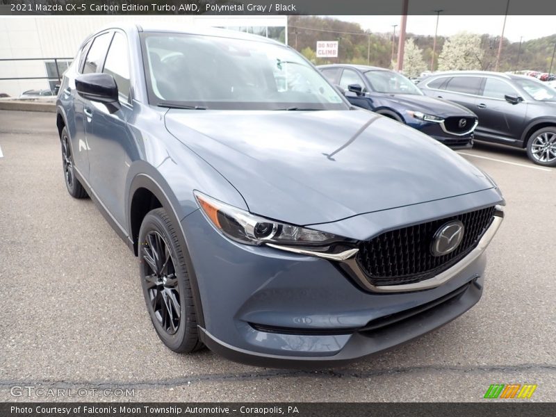 Polymetal Gray / Black 2021 Mazda CX-5 Carbon Edition Turbo AWD