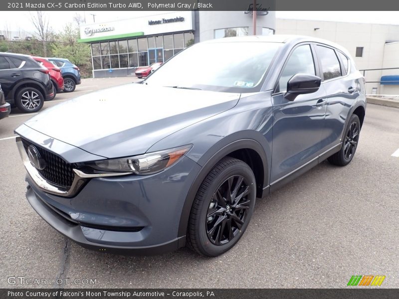 Polymetal Gray / Black 2021 Mazda CX-5 Carbon Edition Turbo AWD