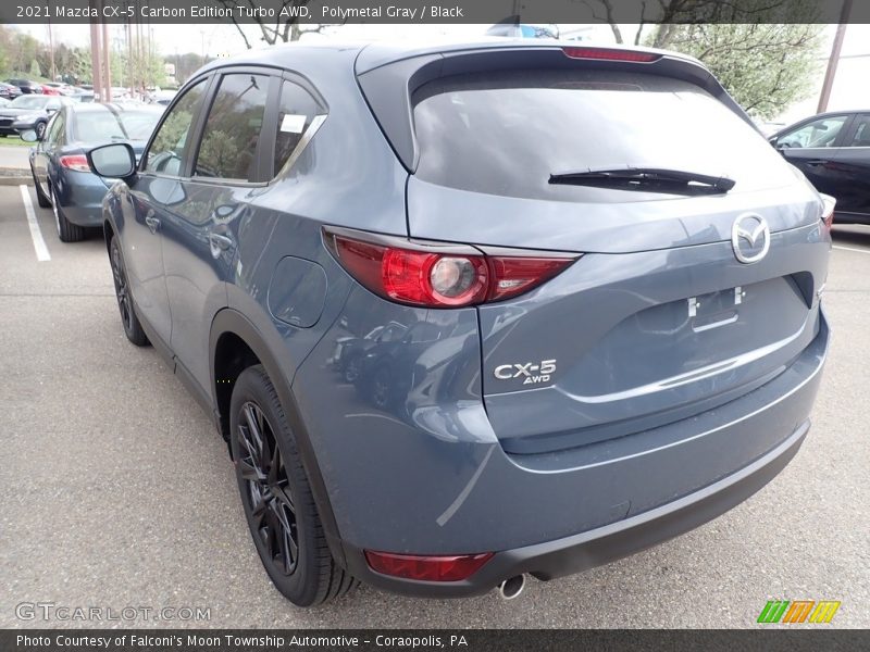 Polymetal Gray / Black 2021 Mazda CX-5 Carbon Edition Turbo AWD