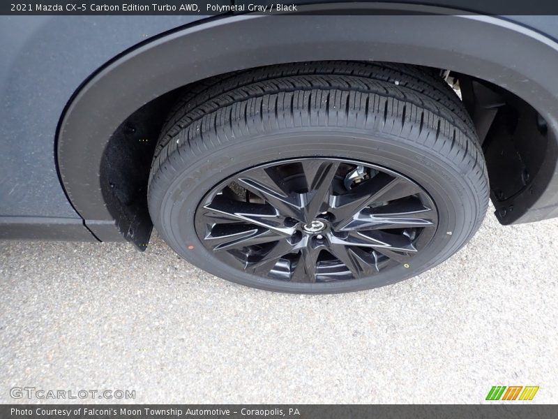 Polymetal Gray / Black 2021 Mazda CX-5 Carbon Edition Turbo AWD