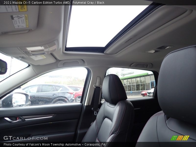 Polymetal Gray / Black 2021 Mazda CX-5 Carbon Edition Turbo AWD