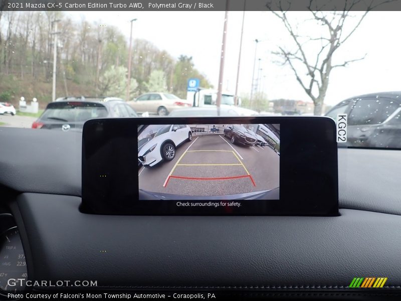 Polymetal Gray / Black 2021 Mazda CX-5 Carbon Edition Turbo AWD