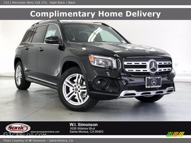 Night Black / Black 2021 Mercedes-Benz GLB 250