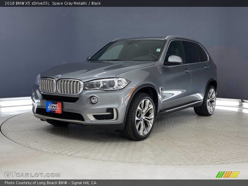 Space Gray Metallic / Black 2018 BMW X5 sDrive35i