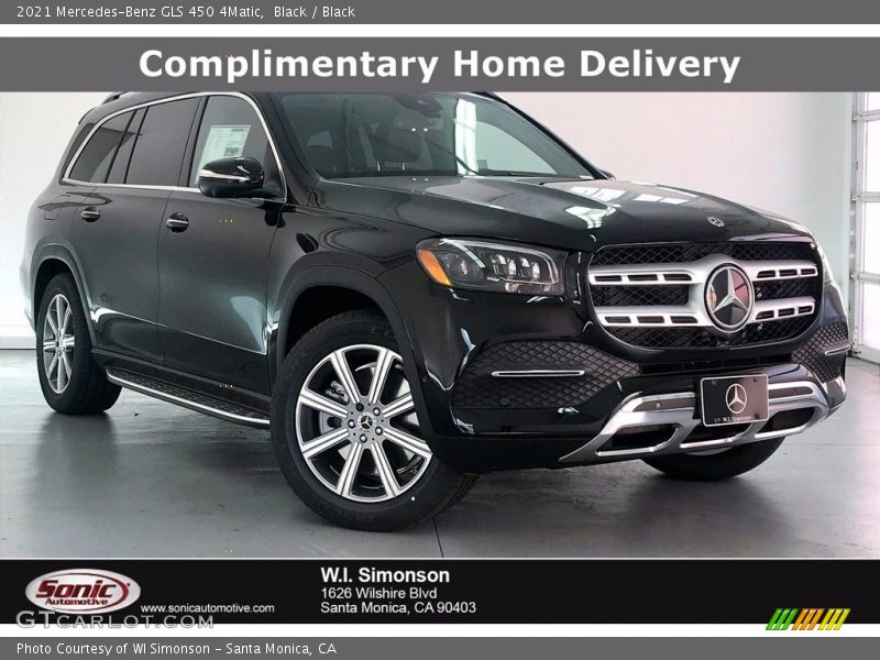 Black / Black 2021 Mercedes-Benz GLS 450 4Matic