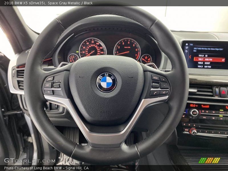 Space Gray Metallic / Black 2018 BMW X5 sDrive35i