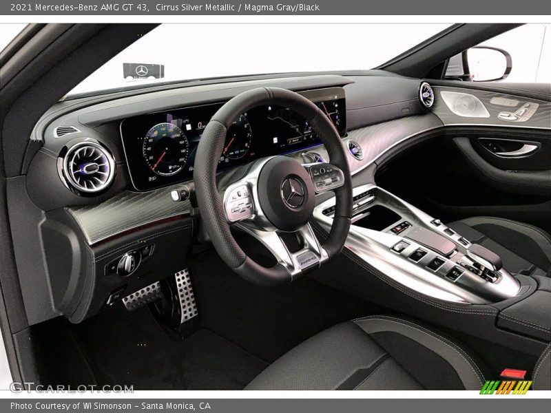 Cirrus Silver Metallic / Magma Gray/Black 2021 Mercedes-Benz AMG GT 43