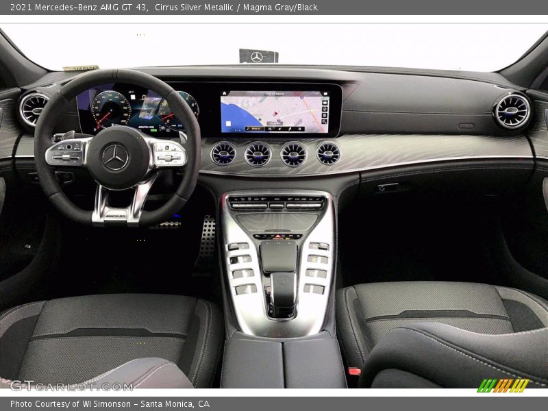 Cirrus Silver Metallic / Magma Gray/Black 2021 Mercedes-Benz AMG GT 43