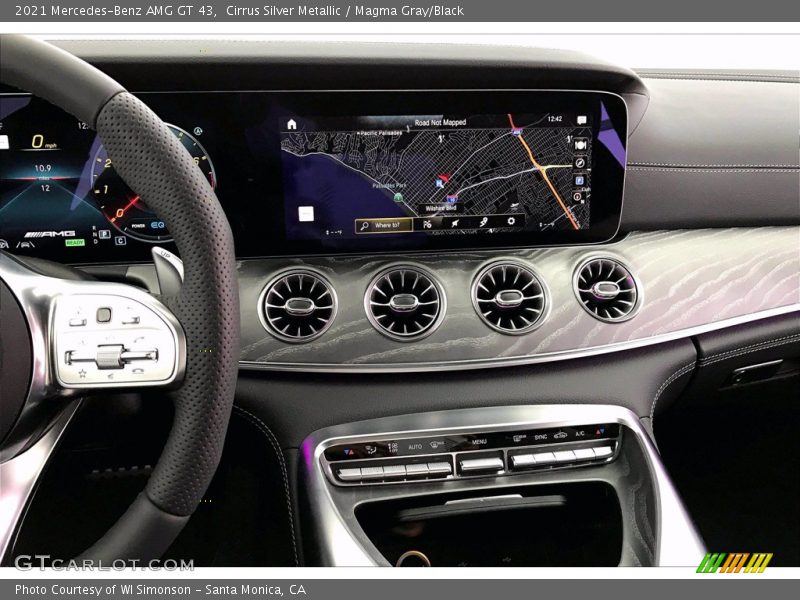 Cirrus Silver Metallic / Magma Gray/Black 2021 Mercedes-Benz AMG GT 43
