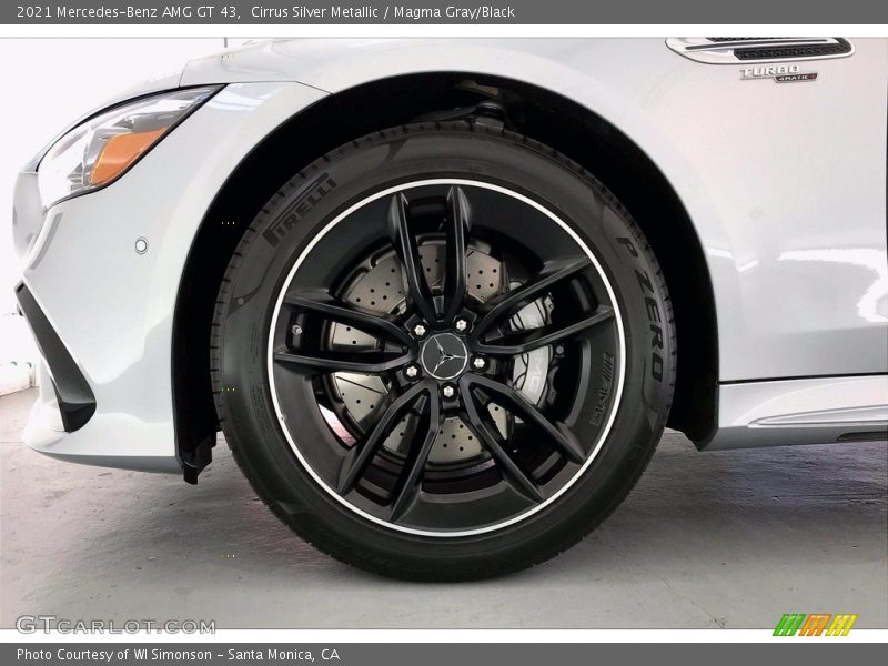 Cirrus Silver Metallic / Magma Gray/Black 2021 Mercedes-Benz AMG GT 43