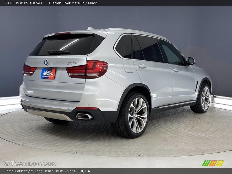 Glacier Silver Metallic / Black 2018 BMW X5 sDrive35i
