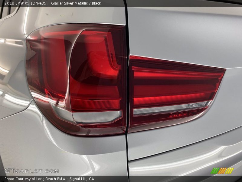 Glacier Silver Metallic / Black 2018 BMW X5 sDrive35i